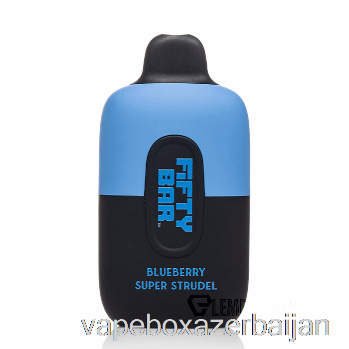 Vape Azerbaijan Fifty Bar 6500 Disposable Blueberry Super Strudel